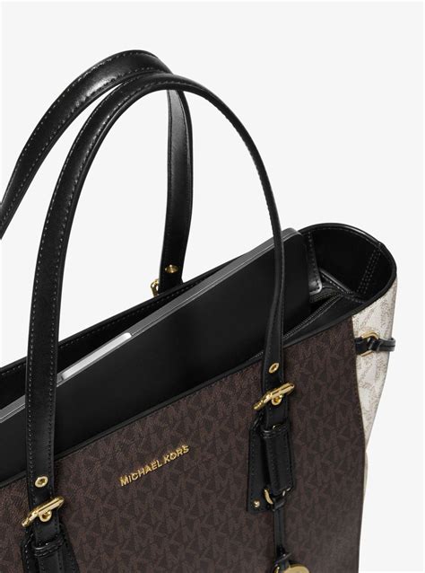 michael kors voyager tote brown